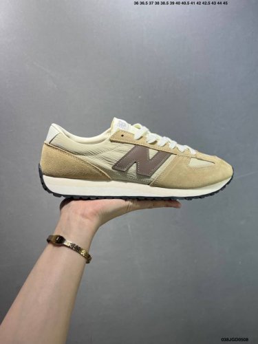 New Balance Nb 471 Series Fabric Split Leather, Retro Fashion, Slip-Resistant An