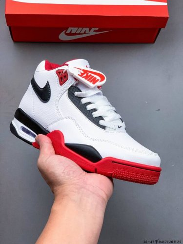 Nike Air Flight 89 Men's Sports Shoes Aj4 Brothers Series Basketball Shoes Steel
