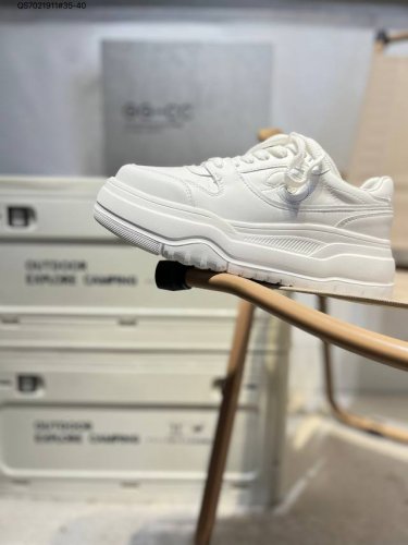 gg-Cc Chunky Low White Deer Same Style Unique Star New Ggcc Low-Top Retro Thi