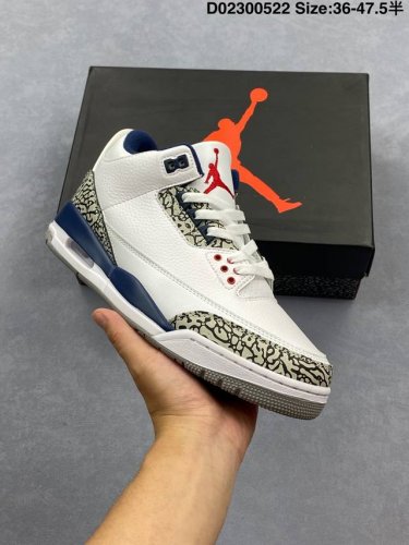 Corporate-Level Air Jordan 3 Retro Michael Jordan Aj3 Mid-Top Retro Casual Sport