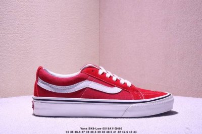 vans Sk8-Low Red Label A New Generation Of Low-Top Vulcanized Canvas Shoes Th