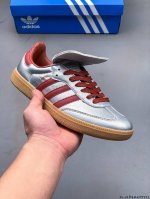 True Half Size! Adidas Originals Samba Long Tongue German Training Shoes Non-Sli