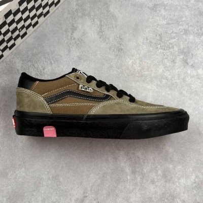Local Core Private Vans Skate Rowan Pro Black And Green Classic Versatile Lightw
