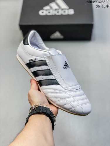 Genuine Label With Half Size Adidas Taekwondo W Taekwondo Thin-Soled Shoes Black