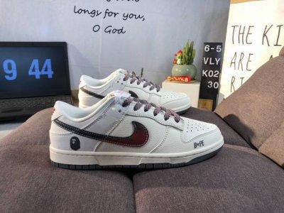 Overseas Bestseller Limited Release! Nike Sb Dunk Low Bape Collaboration Graffit