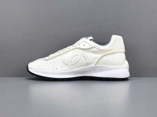 Channel Advantage Dongguan Chanel Chanel 25C Calfskin Round Toe Lace-Up Low-Top