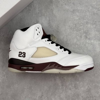 Local Core Private A Ma Maniere X Air Jordan 5 Retro High Top White Wine Red Aj5