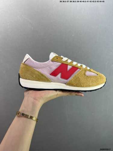 Genuine New Balance Nb 471 Series Fabric Cow Split Leather Retro Fashion Non-Sli