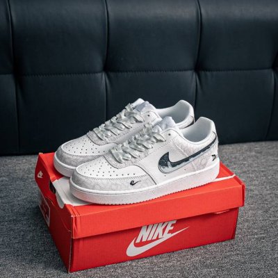 Core Private Nike Court Vision Low Campus Style Low-Top Retro Basketball Sneaker