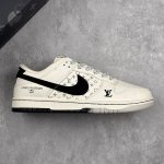 Local Core Private Nk Sb Dunk Low Lv Collaboration Off-White Black Canvas 3M Ref