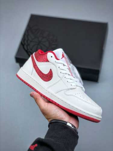 Air Jordan 1 Low Panda Aj1 Jordan 1 "Beige Campus Red" Low-Top Culture Casual Sn