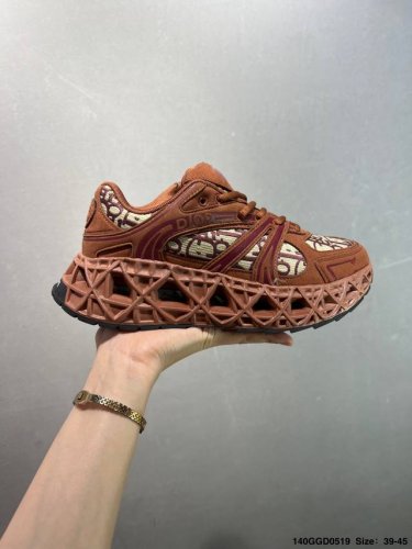Corporate Dior Mesh Low-Top Sports Casual Shoes This Series Is Made Of Black Mes