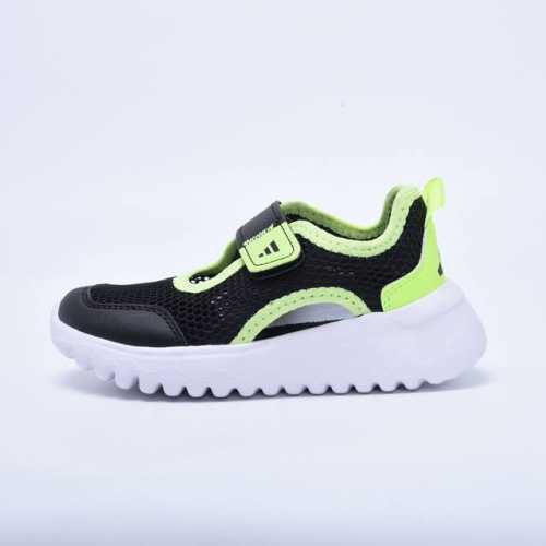 Adidas Sandals 8725 Black Fluorescent Green 24-37