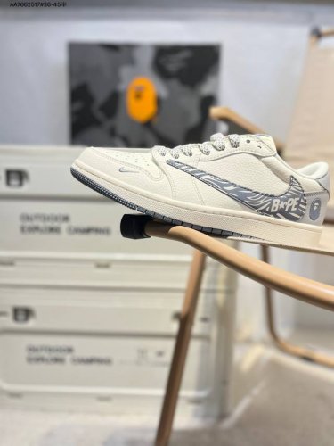 Company-Level First-Layer Leather Jordan Air Jordan 1 Low Aj1 Low-Top Series Bas