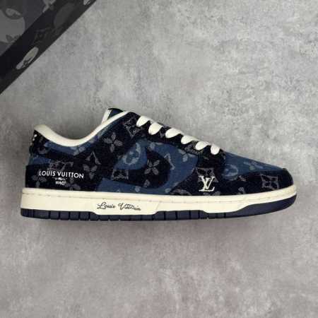 Local Core Private Nike Sb Dunk Low X Lv Joint High-End Customized Low-Top Casua - Click Image to Close