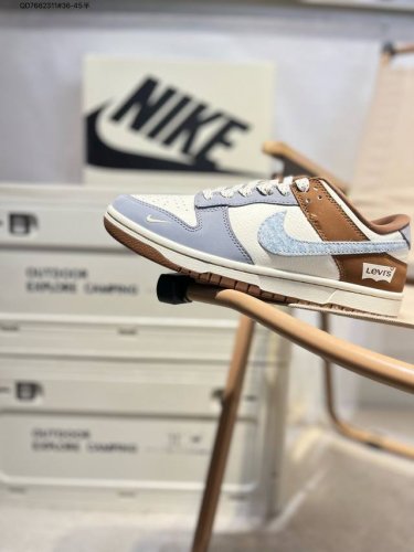 Nike Sb Dunk Low "Levi's Joint" Anniversary High-End Custom Low-Top Casual Shoes