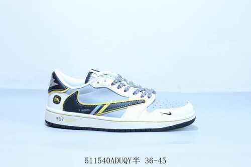 Jordan Air Jordan 1 Low Aj1 Jordan 1 Low-Top Retro Cultural Casual Sports Basket