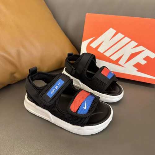 Special Price No Returns Or Exchanges Nike Double Velcro Children's Sandals 26-3