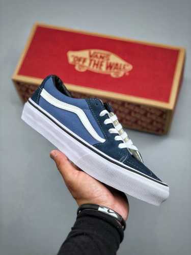 Vans Sk8-Low Classic Navy Blue Low-Top Casual Canvas Shoes Item Number Vn0A4Uuk6