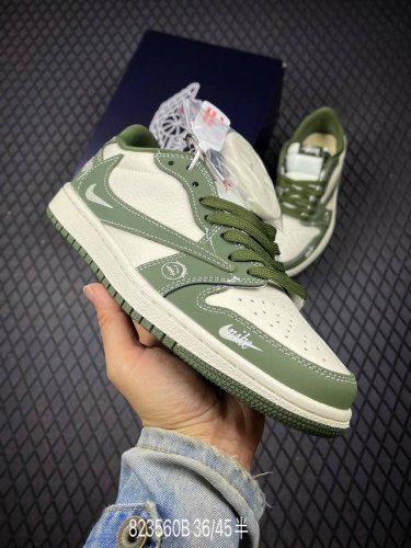 B Corporate-Level Aj1 Travis Scott X Air Jordan 1 "Reverse Mocha" Aj1 Joe 1 Ts L