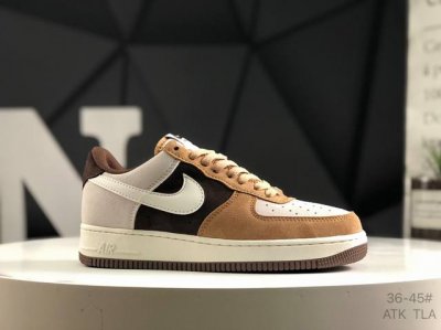 Nike Air Force 1 Low 07 Black Brown Original Last And Original Cardboard, Crafte