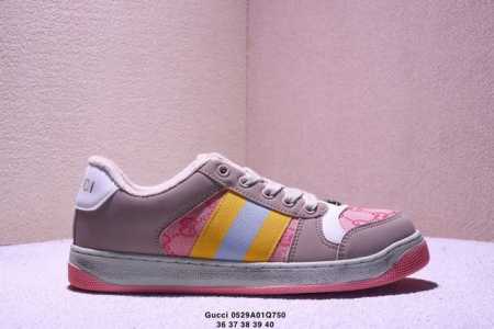 Genuine Label Gucci Distressed Screener Sneaker Nostalgic Version Original Old G - Click Image to Close