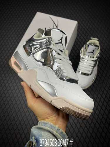 B Authentic Nike Air Jordan 4 Retro Michael Jordan Aj4 Mid-Top Retro Casual Spor