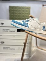 Company-Grade Top-Grain Leather Gucci X Jordan Air Jordan 1 Low Aj1 Low-Top Seri