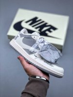 Nike Air Jordan 1 Low Custom-Burberry Joint Low-Top Retro Culture Sneakers#Custo