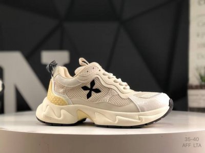Smfk Cross-Shaped Thick-Soled Dad Shoes For Women Retro Jogging Shoes** Breathab