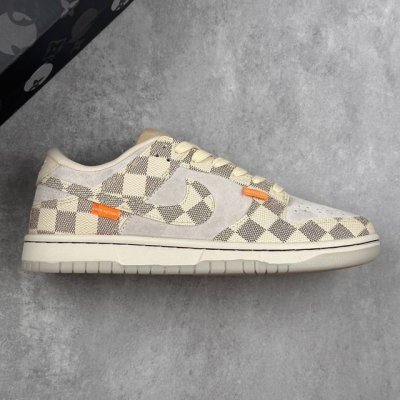 Local Core Private Nk Sb Dunk Low Lv Joint Beige Gray Denim Anniversary High-End