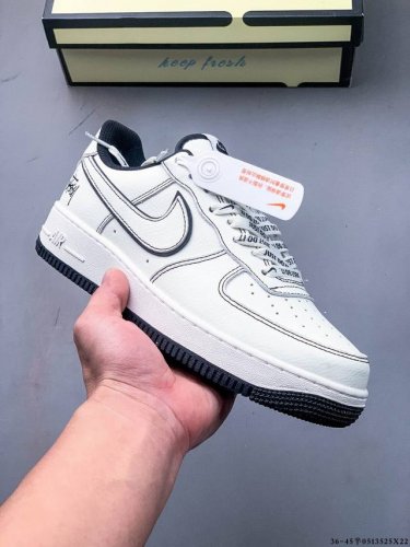 Two-Layer Authentic Label! Nike Air Force 1 Low Classic Low-Top Casual Sneakers
