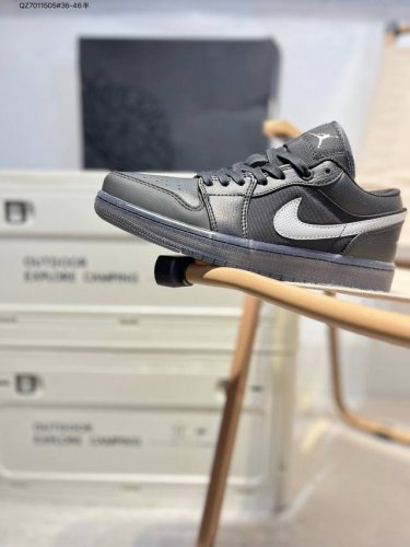 Company-Level Top-Layer Leather Jordan Air Jordan 1 Low Aj1 Low-Top Series Baske