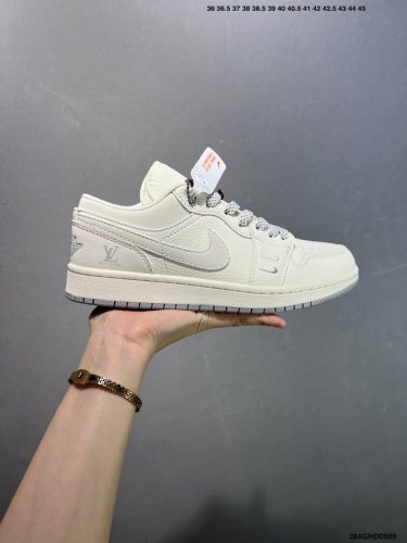 Company-Grade Air Jordan 1 Low Aj1 Joe 1 Lv Collaboration High-End Customization