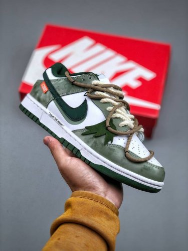Nike Dunk Low Butterfly Green Bamboo Forest Green Low-Top Casual Shoes Dd139 1 #