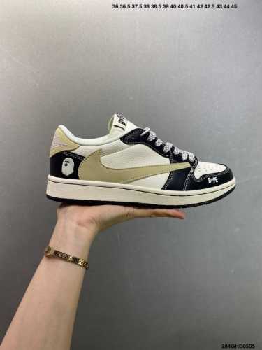 Company-Grade Fragment X Travis Scott X Air Jordan 1 Low Three-Way Collaboration