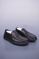Ecco Loafers Men's Summer Genuine Leather Breathable Comfortable Slip-On Loafers