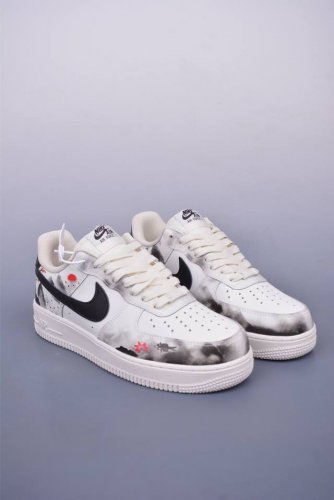 Nike Air Force 1 Low Landscape Ink Painting Original Last And Original Cardboard