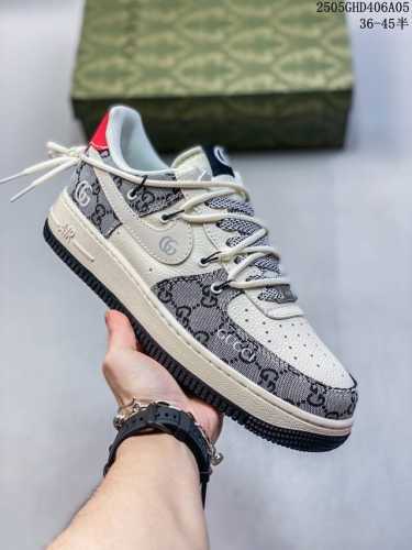 Overseas Limited Release! Company-Grade Nike Air Force 1 '07 Low Gucci Collabora