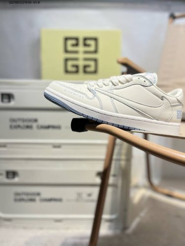 Company-Grade Top-Layer Leather Jordan Air Jordan 1 Low Aj1 Low-Top Series Baske