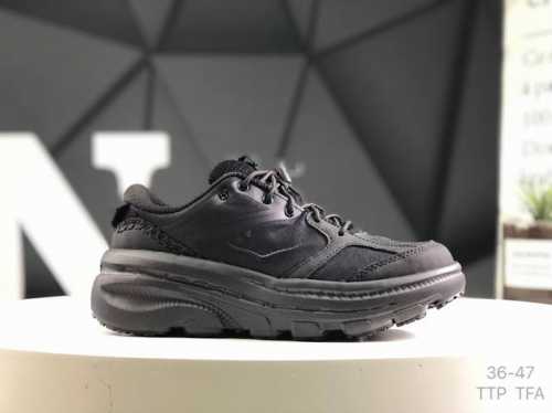 Hoka One One Bondi B3 Bondi B3 Low-Top Black Unisex Anti-Slip Durable Low-Top Ru