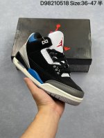 air Jordan 3 Retro Rare Air Black Gray Blue Aj3 Jordan 3 Aj3 Joe 3 Black Gray