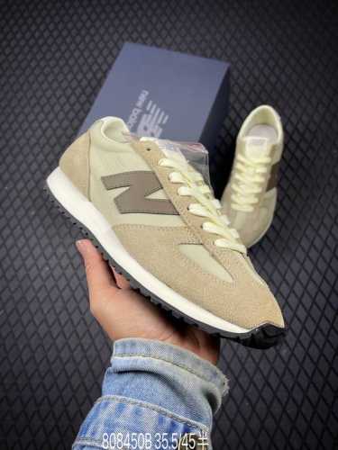 B Corporate-Level New Balance Nb 471 Series Fabric Cow Split Leather Retro Fashi