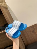 2025 New Adidas Children's Slip-On Sandals, Parent-Child Shoes, Beach Shoes S