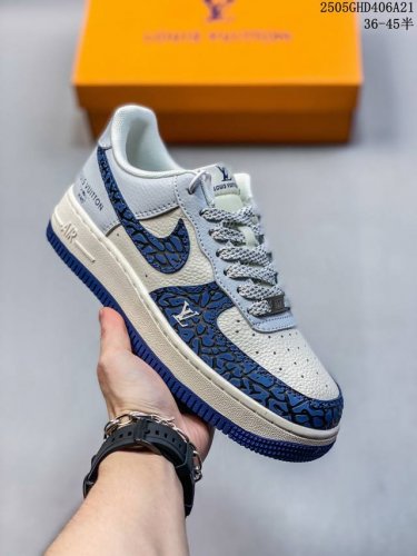 Limited Edition Overseas Sale Company-Level Nike Air Force 1 '07 Low Lv Joint Bl