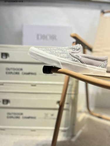 Vans X Dior Joint Slip-On Shoes In High-Grade Grey Are Here Vans Aut Dior Exclus