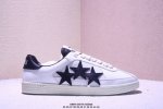 Amiri Emir Pacific Bones Leather-Upper Round-Toe Lace-Up Low-Top Skate Shoes. Cr