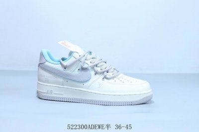 Nike Air Force 1 Af1 Nike Low-Top Air Force One Casual Sneakers Lv Straps Item N