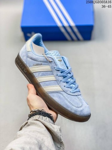 Adidas Adidas Trefoil Men's And Women's Shoes 2025 Spring New Gazelle Indoor Sne