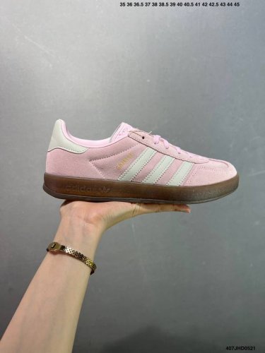 Company-Level Ad Originals Gazelle Indoor Pink Clover Retro Casual Sports Shoes